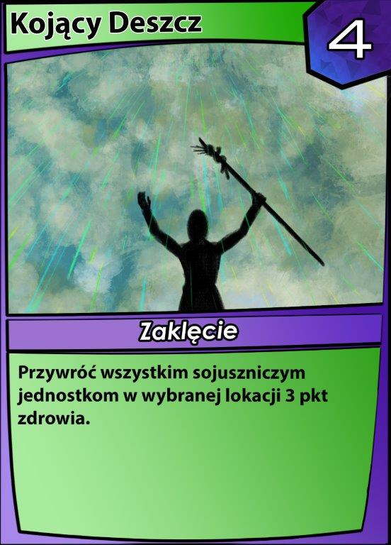 kojący deszcz